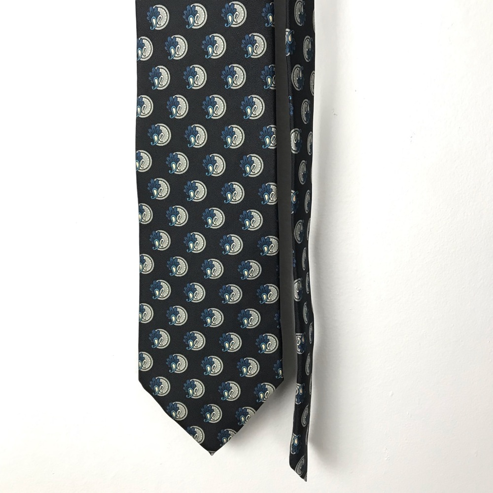 Christian Dior Monsieur Silk Tie Paisley Print